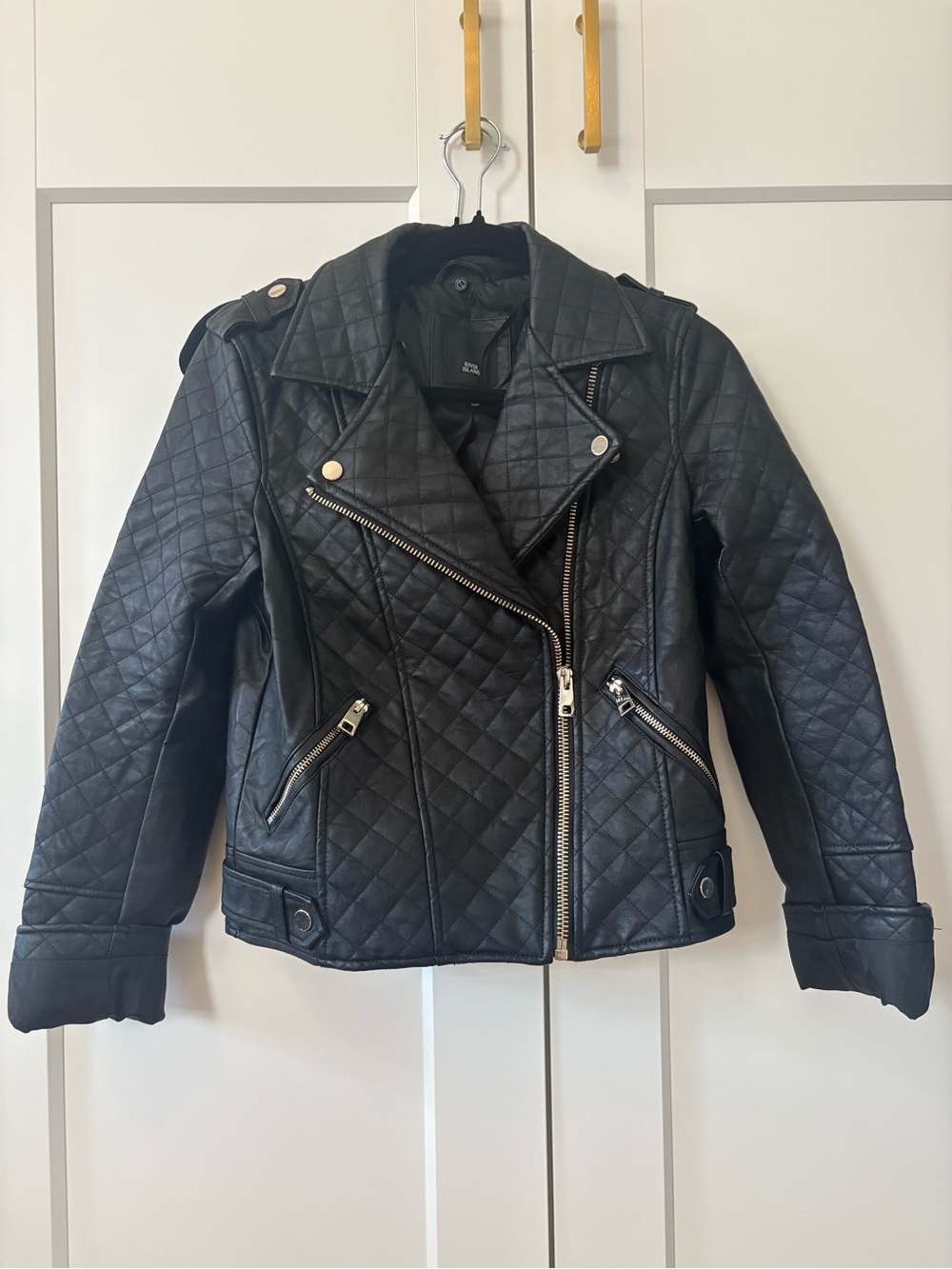 River Island Black Quilted Jacket